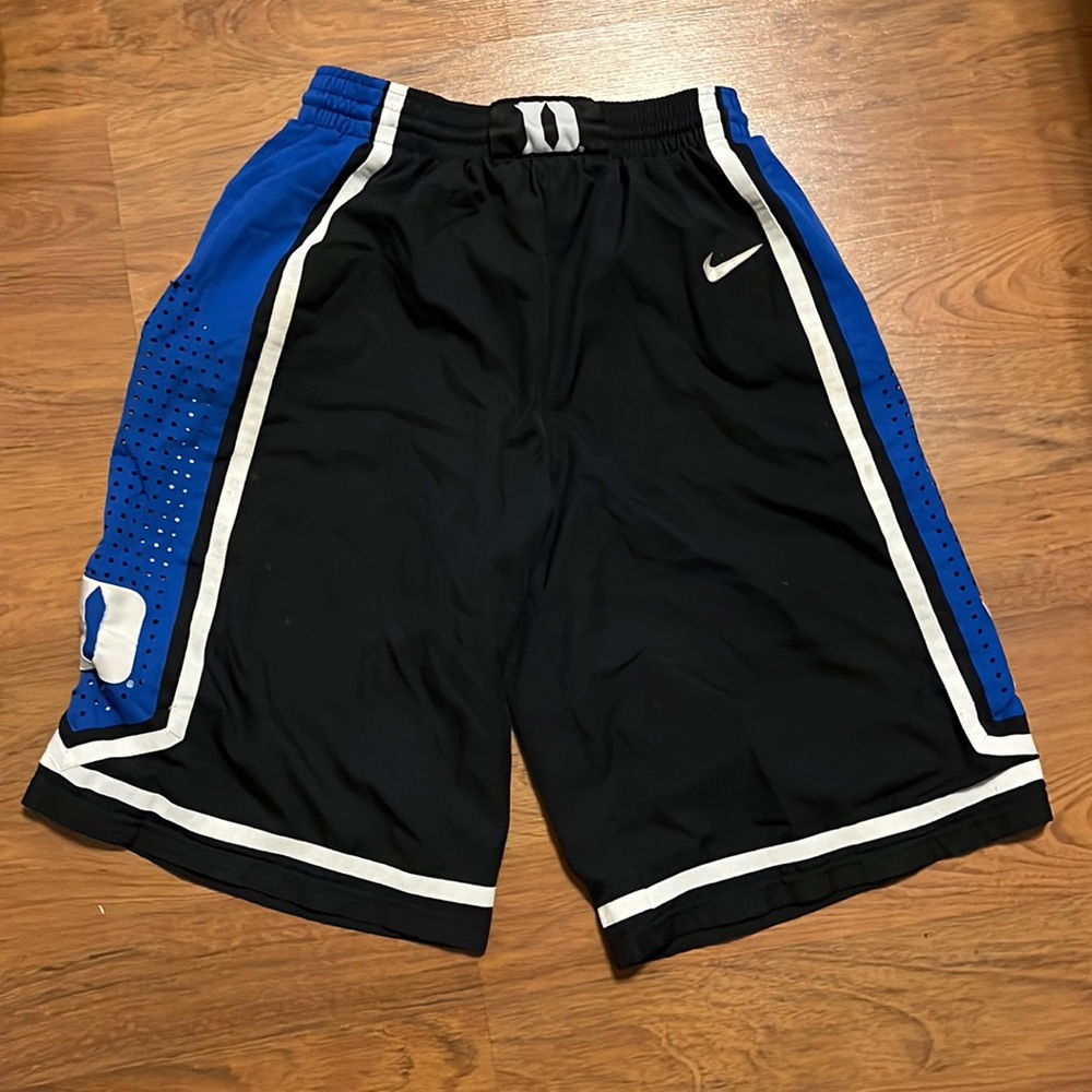 Duke university authentic medium basketball shorts Nike
